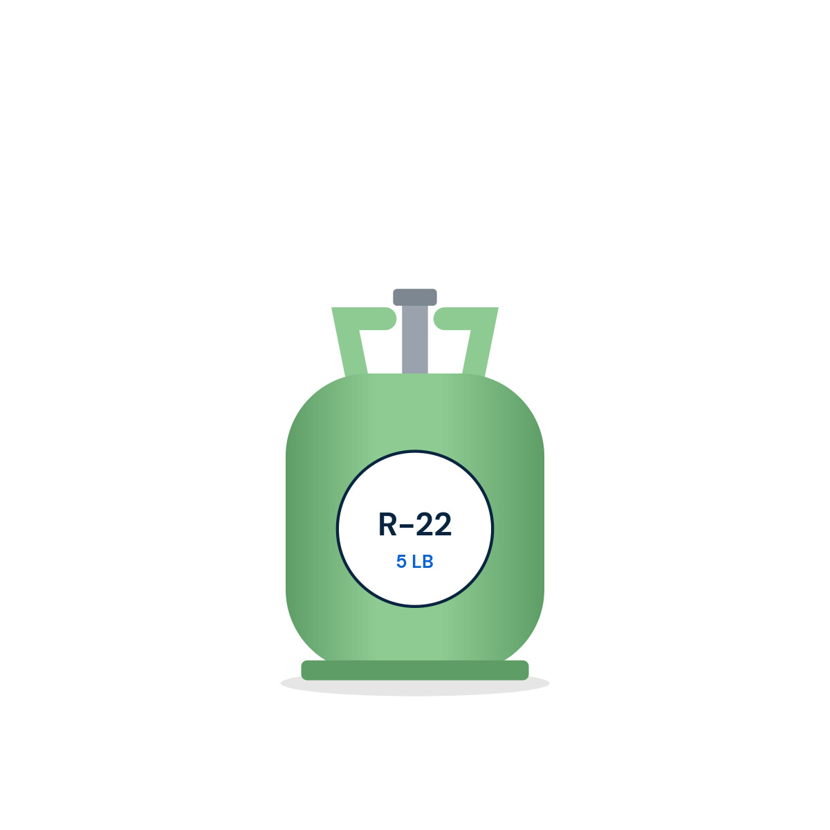 R-22 refrigerant 5 lb cylinder R-22 refrigerant 5 lb cylinder