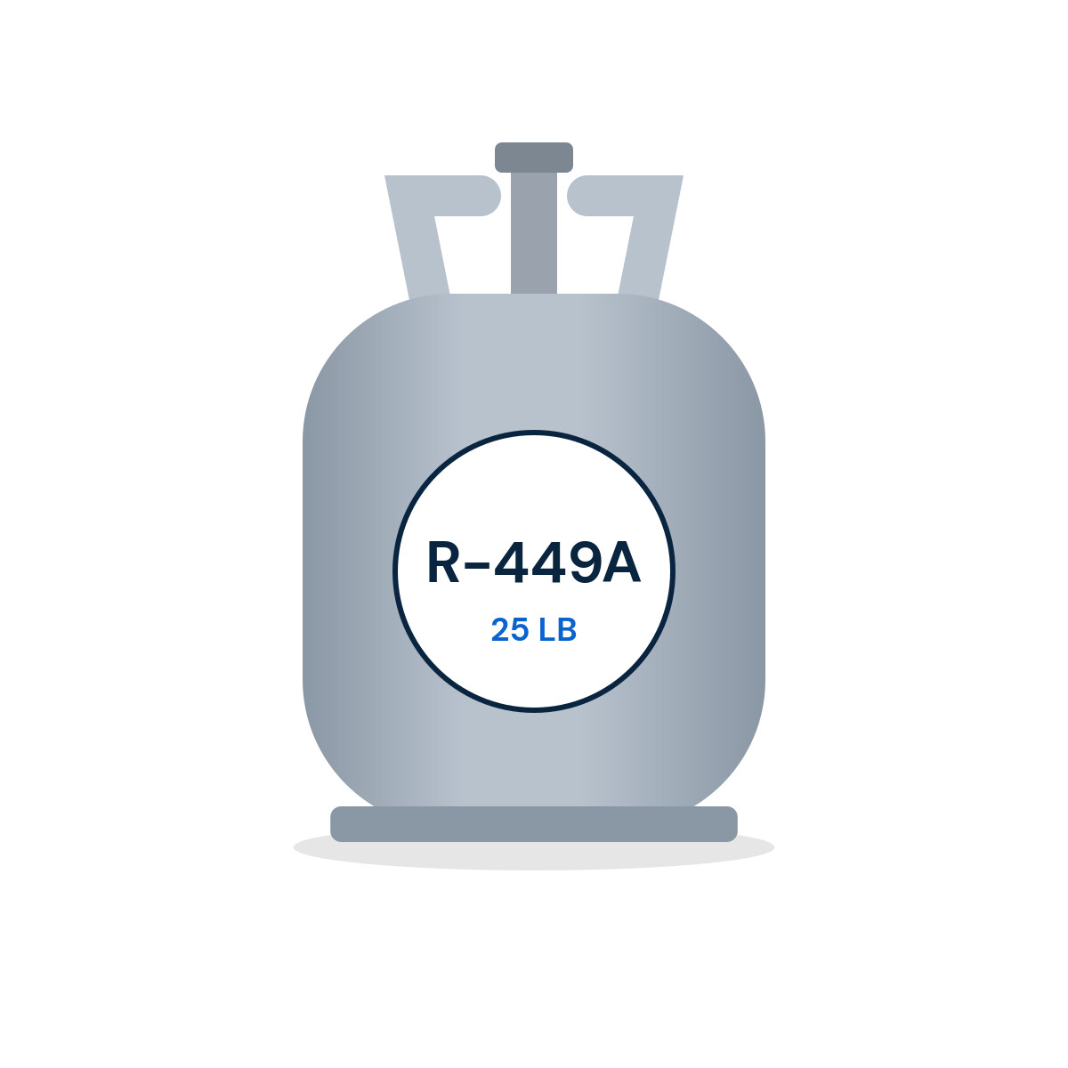 R-449A refrigerant 25 lb cylinder R-449A refrigerant 25 lb cylinder