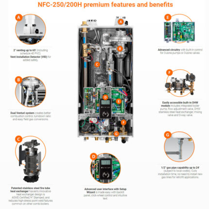 Navien NFC-250/200H detail 2